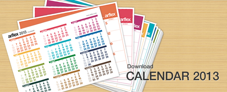 2013年カレンダー PDFダウンロード