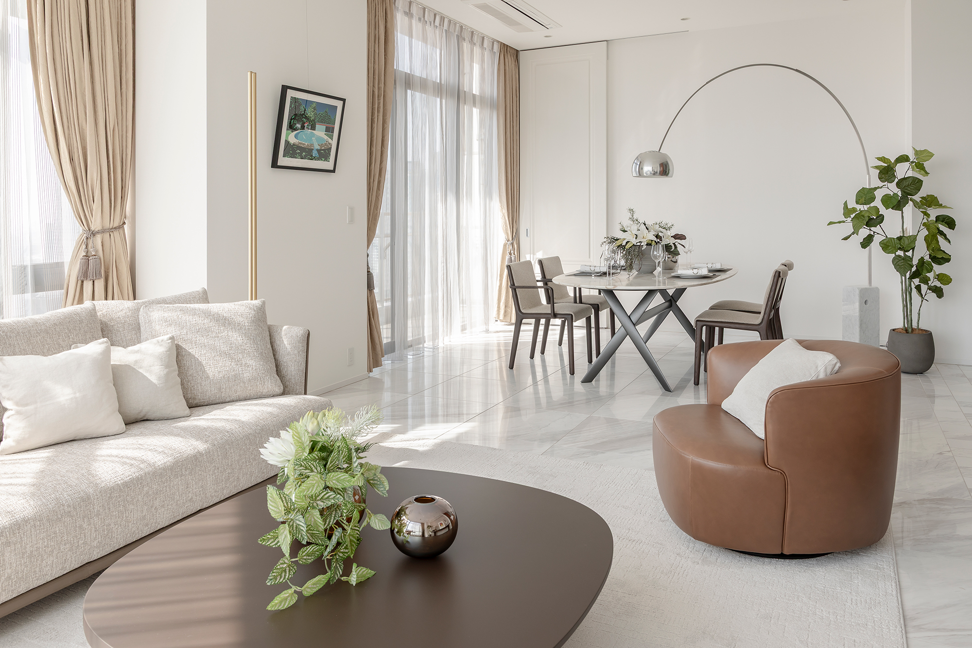 Molteni&C Largeソファ 363万円 革張り アルフレックス