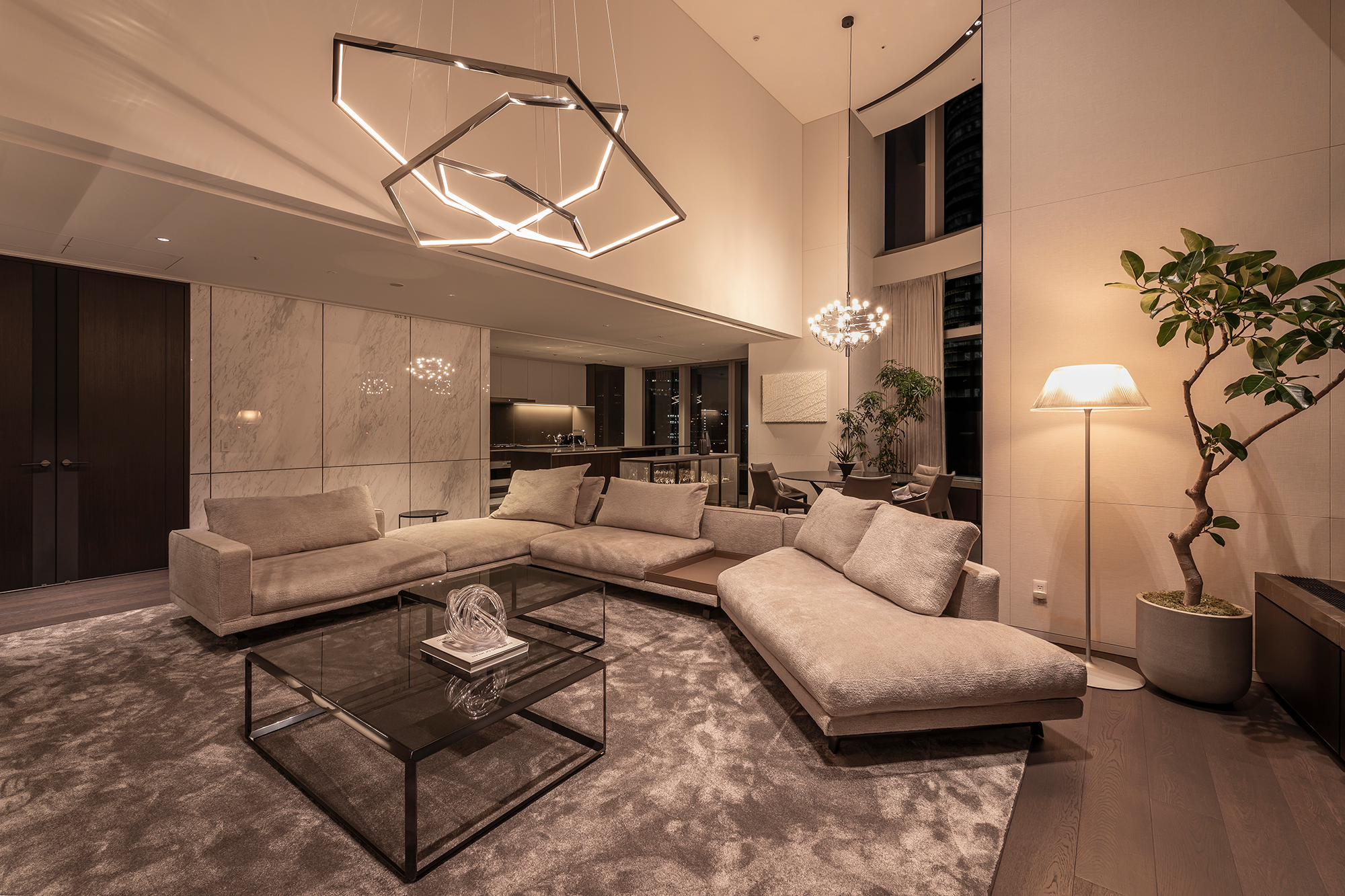 東京 個人邸はarflex（アルフレックス ジャパン）が手掛けた