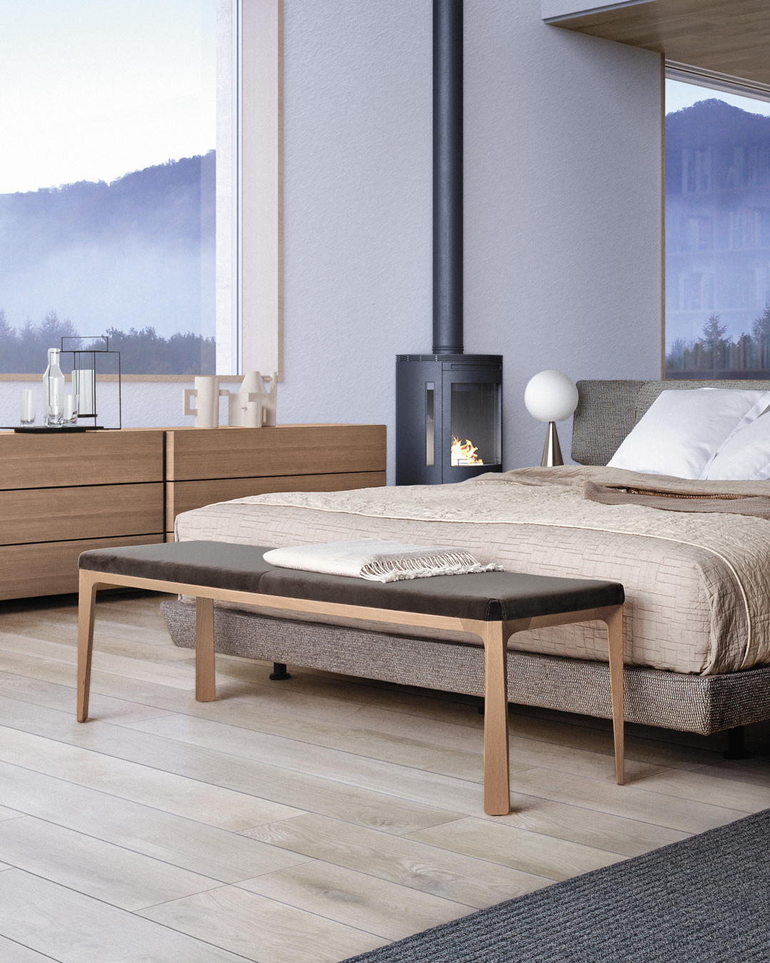 MONTEBELLO BENCH | PRODUCTS | arflex（アルフレックス ジャパン）