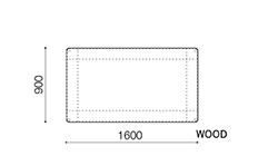 ダイニングテーブル1609（WOOD）