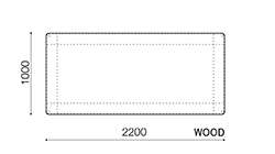 ダイニングテーブル2210（WOOD）