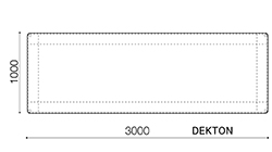 ダイニングテーブル3010（DEKTON）