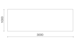 ダイニングテーブルW.3000